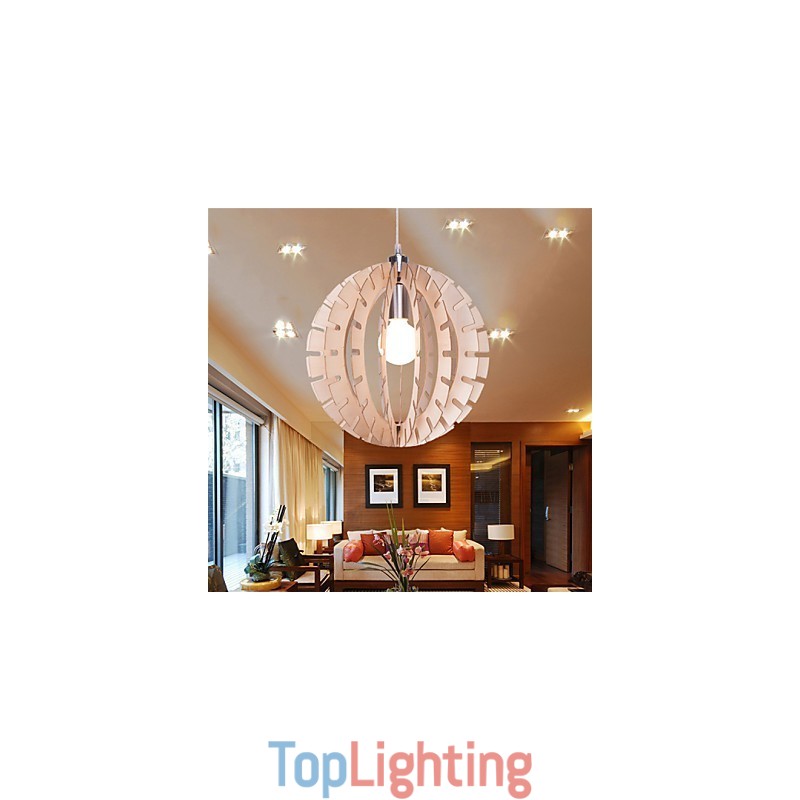 Vintage Others Wood Chandelier