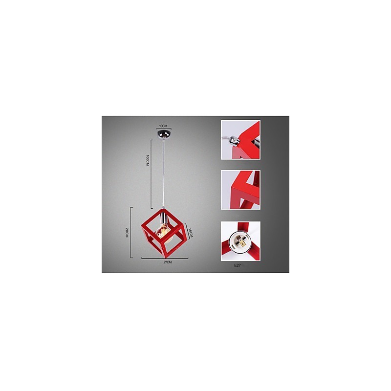 Traditional Classic Mini Style Painting Metal Chandelier