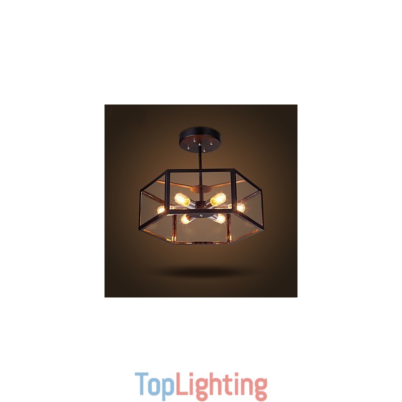 Glass Chandelier Modern Minimalist Mediterranean Cafe Nordic Lamps Chandelier