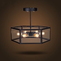 Glass Chandelier Modern Minimalist Mediterranean Cafe Nordic Lamps Chandelier