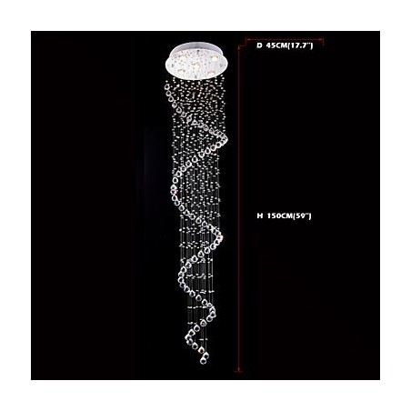 Crystal Pendant Light Chandelier Lighting 5 Lights Silver Canpoy Clear K9 Crystal Helix Ceiling Lamps Crystal Pendant Light Chandelier Lighting 5 Lights Silver Canpoy Clear K9 Crystal Helix Ceiling Lamps