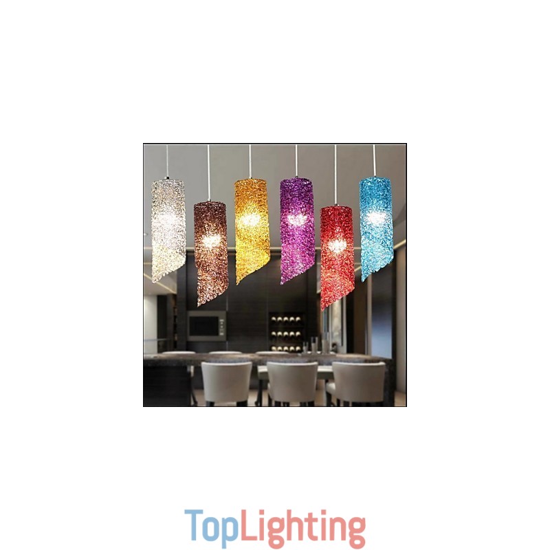 Single Head Cylindrical Round long Aluminum Cylinder Creative lamps