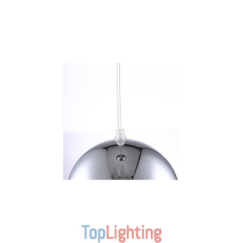 Modern Contemporary Globe Electroplated Metal Pendant Light