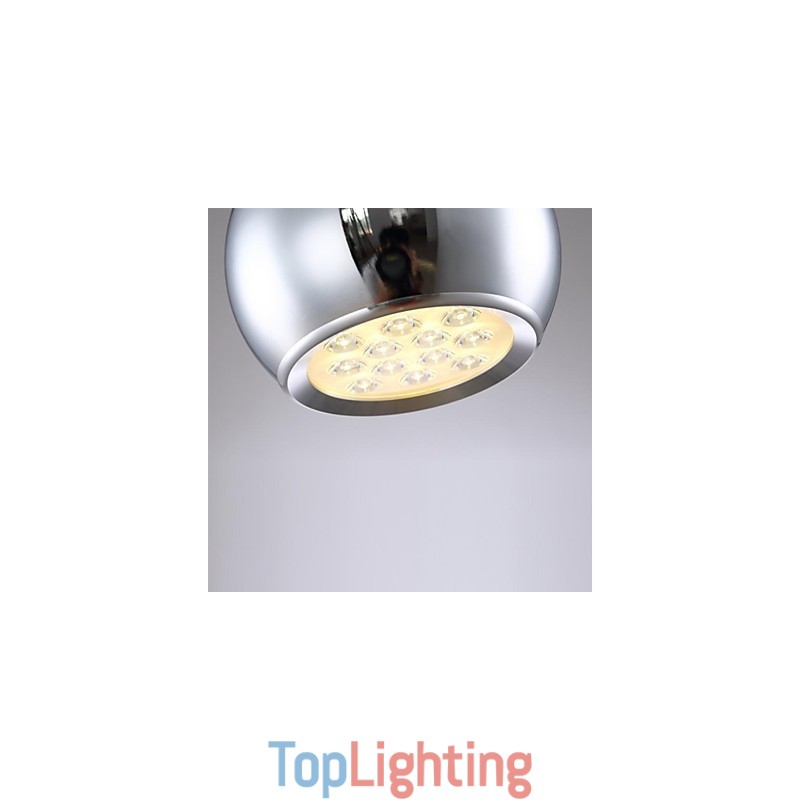Modern Contemporary Globe Electroplated Metal Pendant Light