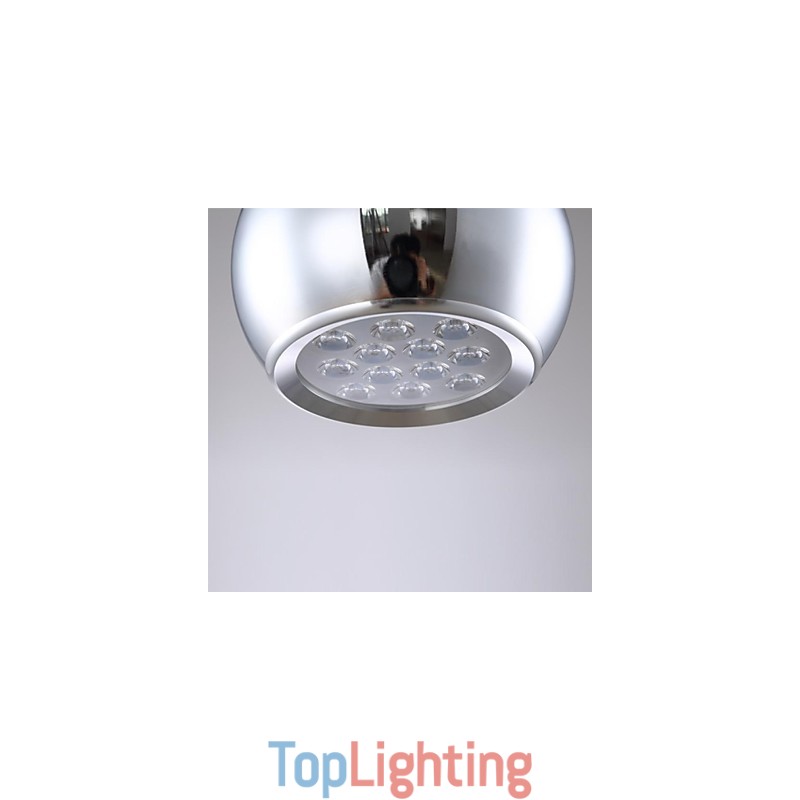Modern Contemporary Globe Electroplated Metal Pendant Light