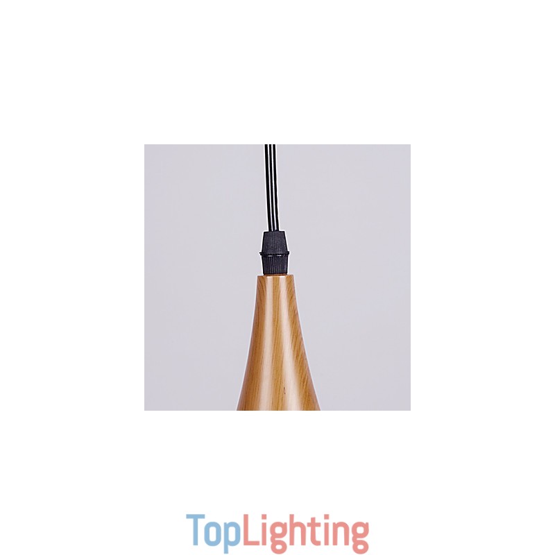 Retro Pendant Light Wood Grain Metal Cafe pendant lamps