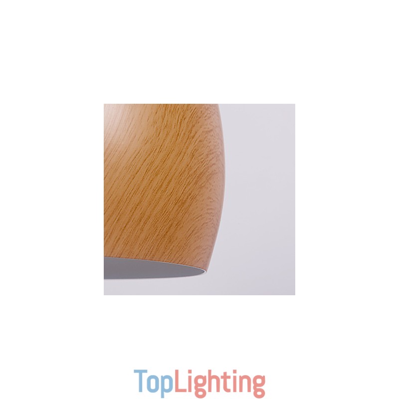 Retro Pendant Light Wood Grain Metal Cafe pendant lamps
