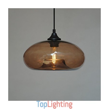 Modern Characteristic 1 Light Pendant With Transparent Shade Modern Characteristic 1 Light Pendant With Transparent Shade