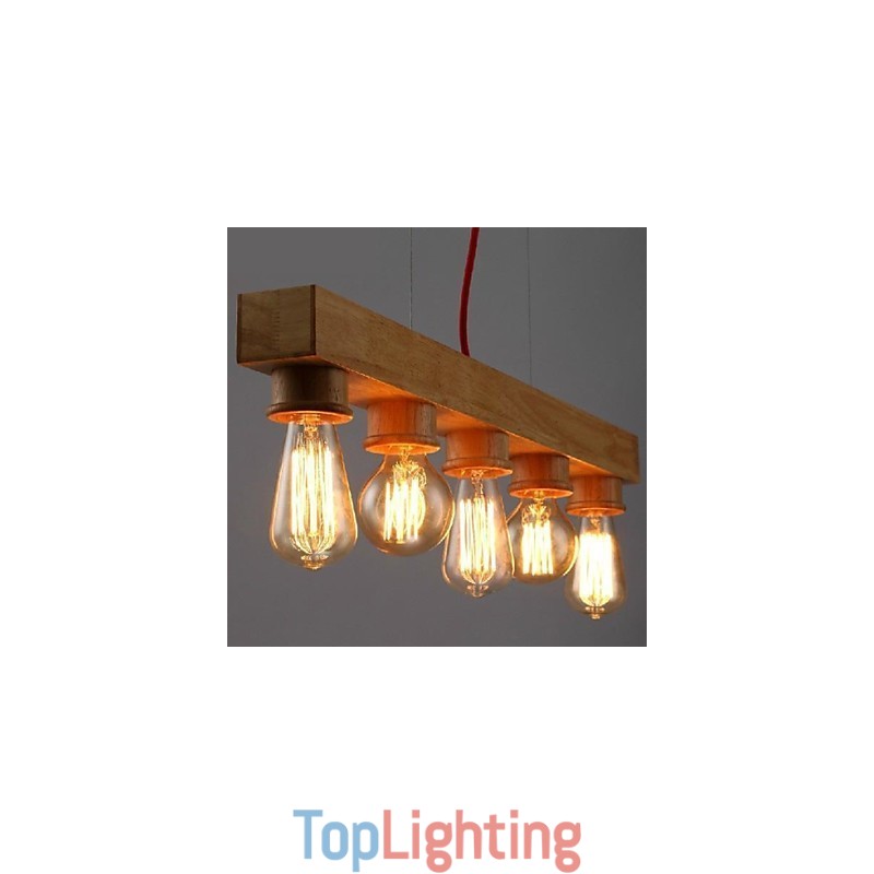 Modern Contemporary Traditional Classic Mini Style Painting Wood Bamboo Pendant Light