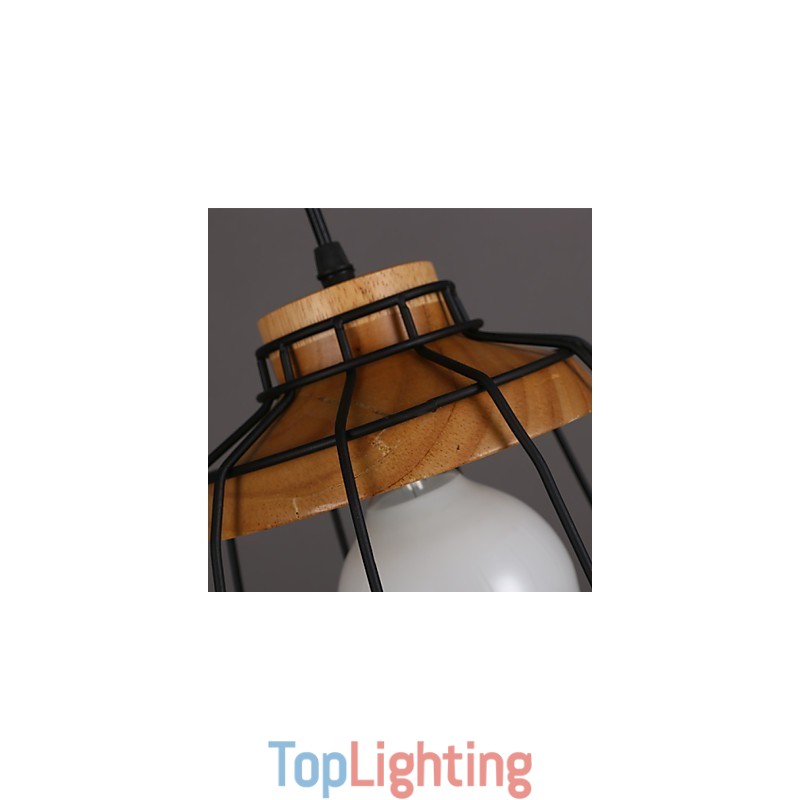 Nordic Creative Wrought Iron Chandelier Cafe Retro Net Droplight