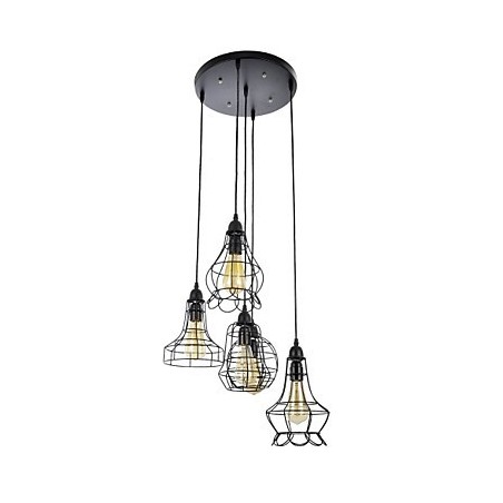 Country Mini Style Painting Metal Chandelier Country Mini Style Painting Metal Chandelier