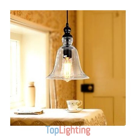 European Contracted Loft Glass Chandelier Bell European Contracted Loft Glass Chandelier Bell
