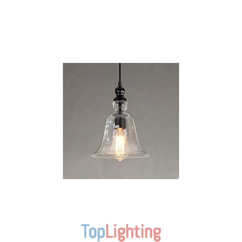 European Contracted Loft Glass Chandelier Bell