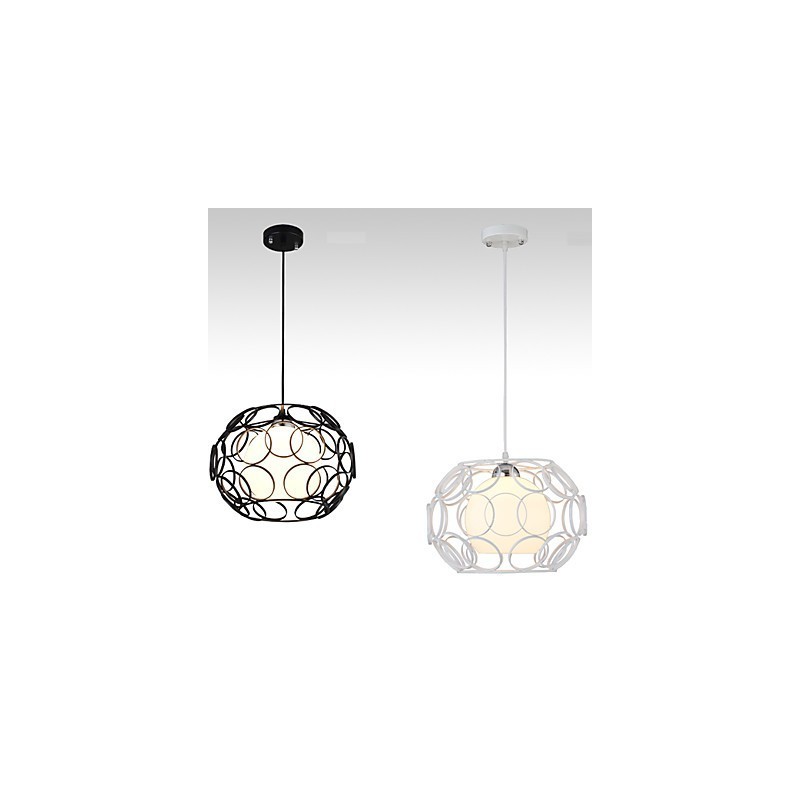 Creative Contracted Nordic Wrought Iron Glass Single Head Droplight Lamp Light