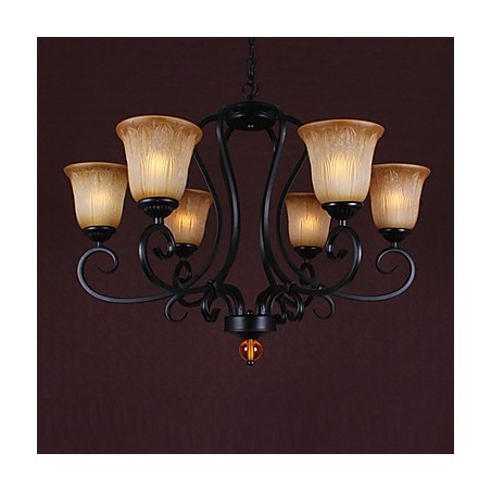 Traditional Classic Candle Style Painting Chandelier Traditional Classic Candle Style Painting Chandelier