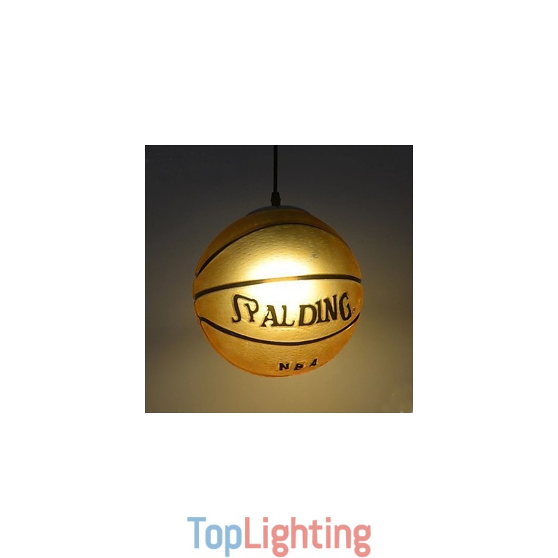 Glass Pendant Cafe Retro Basketball Pendant