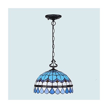 European Rural Creative Arts Stained Glass Chandelier Restoring Ancient Ways Lamp Light European Rural Creative Arts Stained Glass Chandelier Restoring Ancient Ways Lamp Light