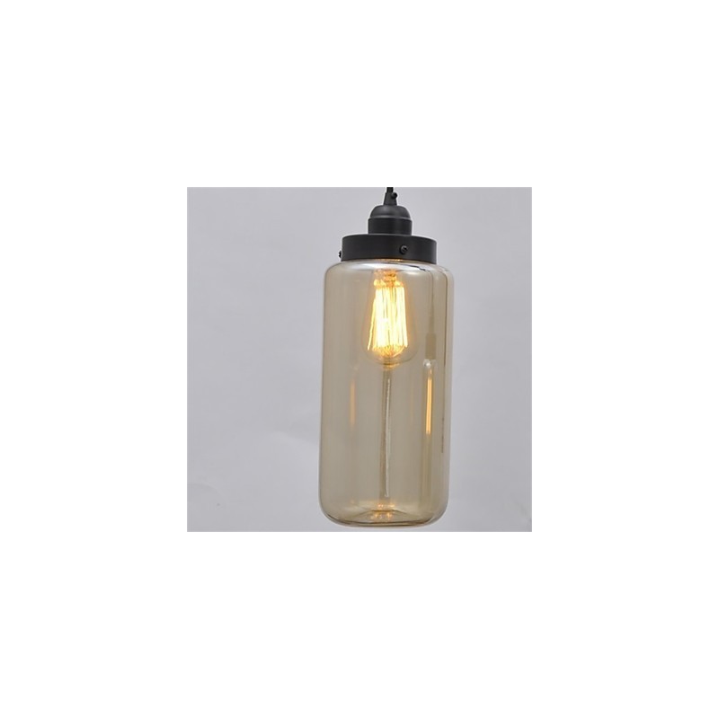 American retro minimalist single glass chandelier