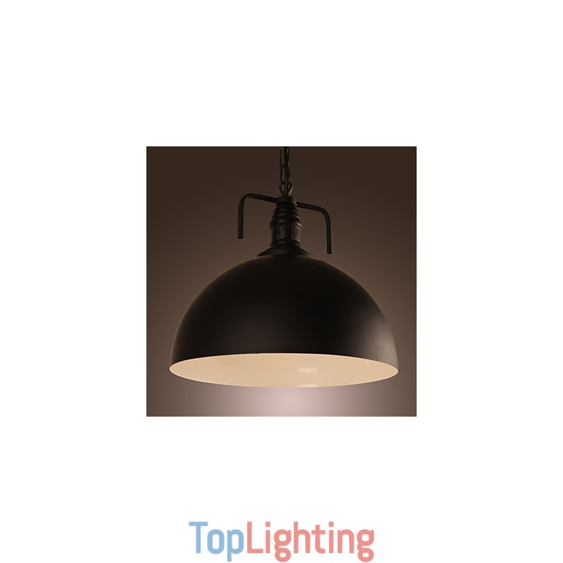 Traditional Classic Retro Bowl Mini Style Painting Pendant Light