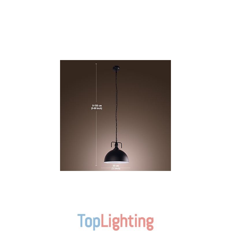 Traditional Classic Retro Bowl Mini Style Painting Pendant Light