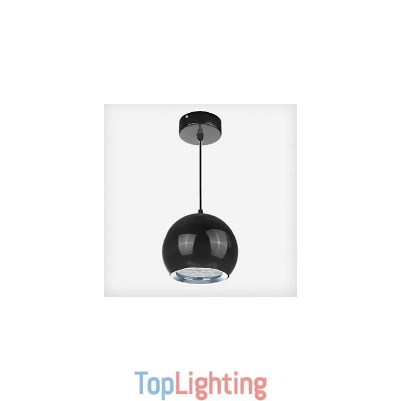 Modern Contemporary Globe Painting Metal Pendant Light