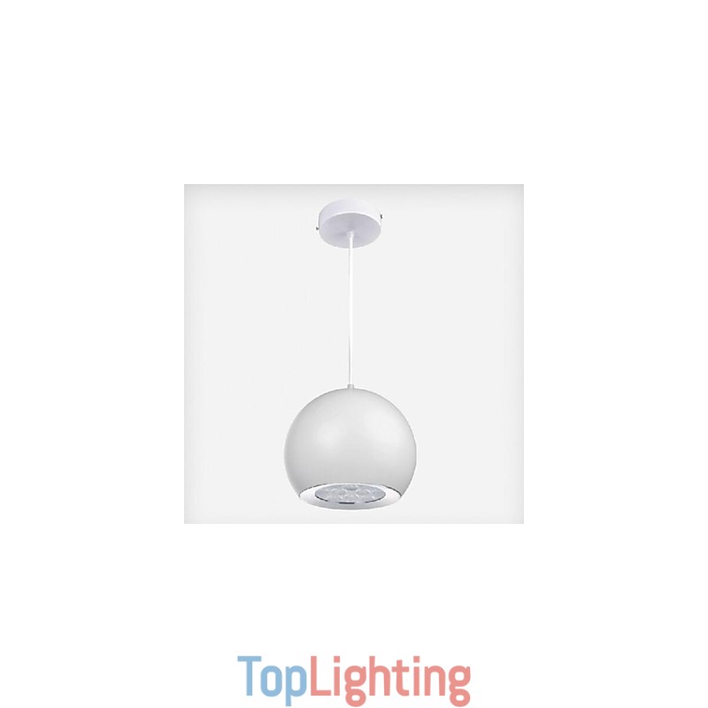 Modern Contemporary Globe Painting Metal Pendant Light