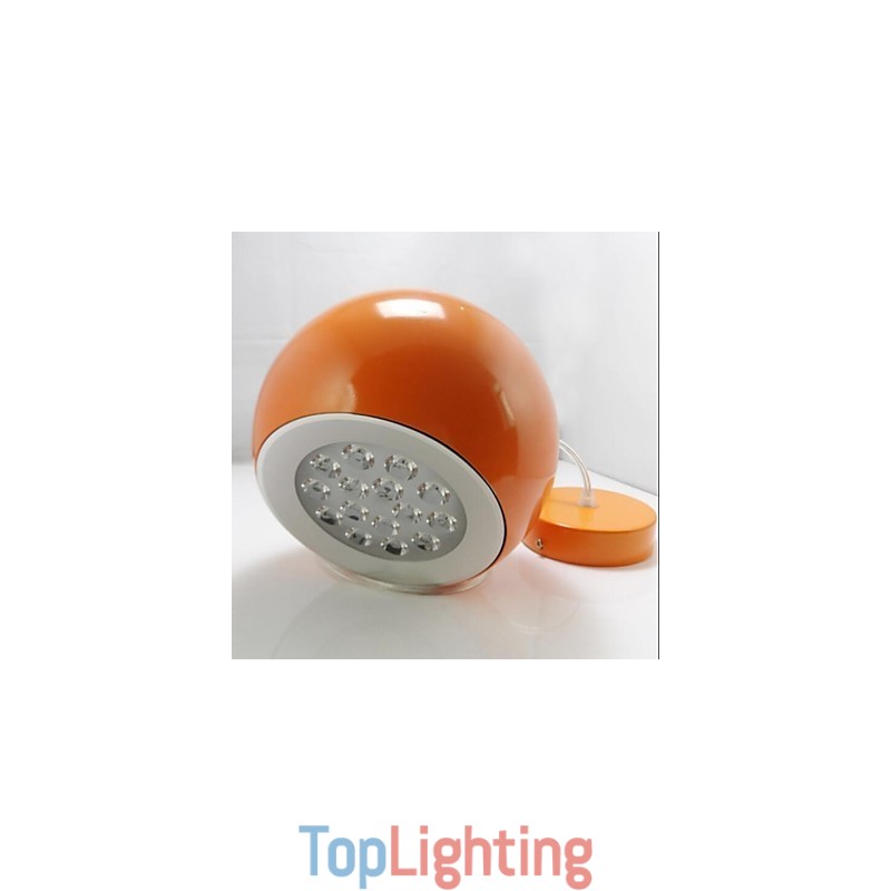 Modern Contemporary Globe Painting Metal Pendant Light