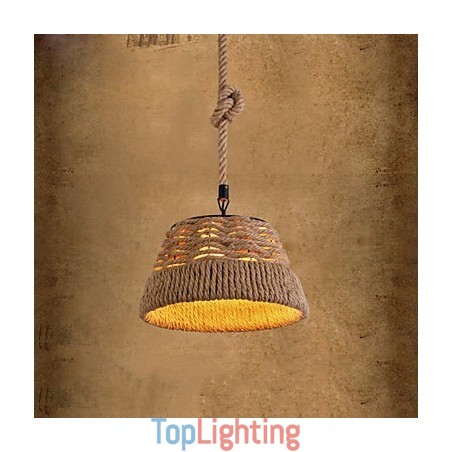 Loft Industrial Wind Creative Nordic Hemp Rope Meals Chandelier Lamp Loft Industrial Wind Creative Nordic Hemp Rope Meals Chandelier Lamp