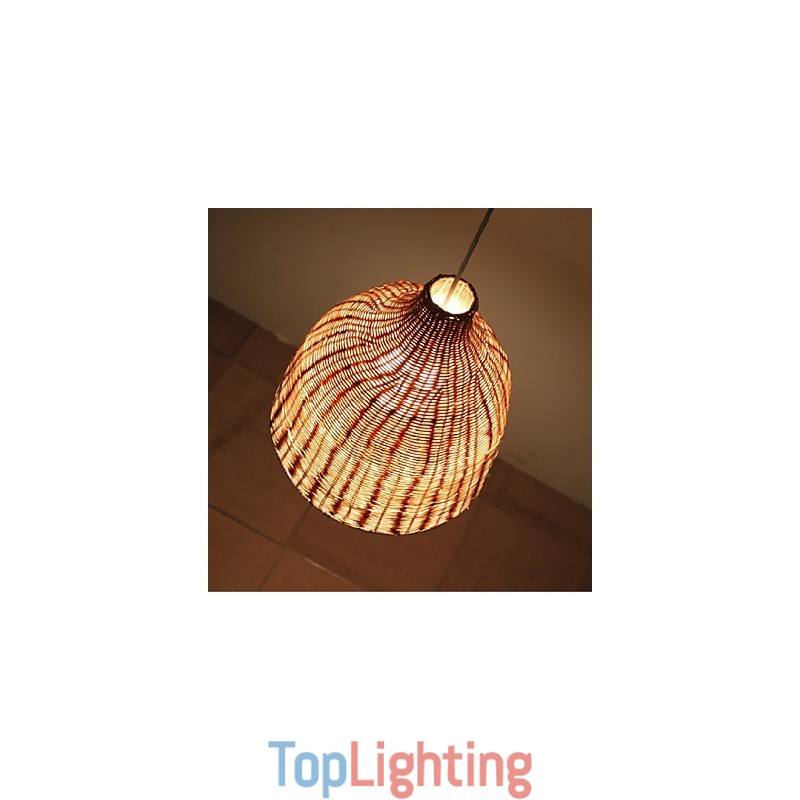 Rural Style Cany Art Creative Hand Made By The Cane Makes Up Droplight Lamp