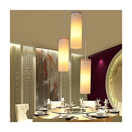 Cylindrical Glass Straight Single Head Drum Drum Simple Droplight Lamp Lighting Cylindrical Glass Straight Single Head Drum Drum Simple Droplight Lamp Lighting