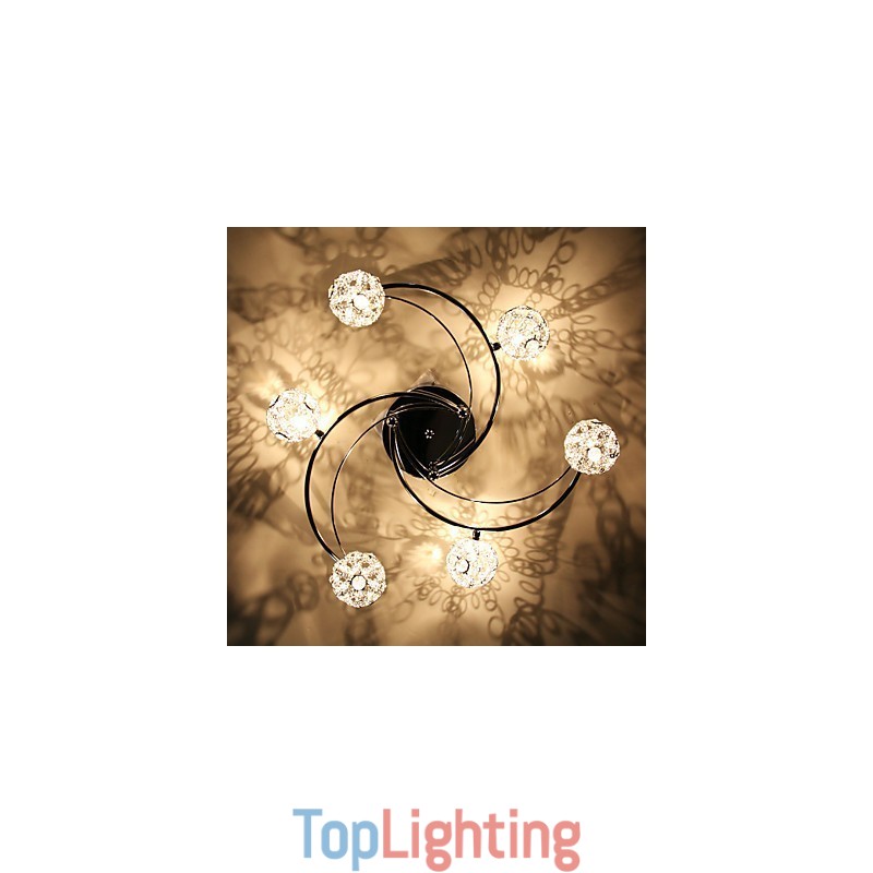 Modern Contemporary Electroplated Flush Mount