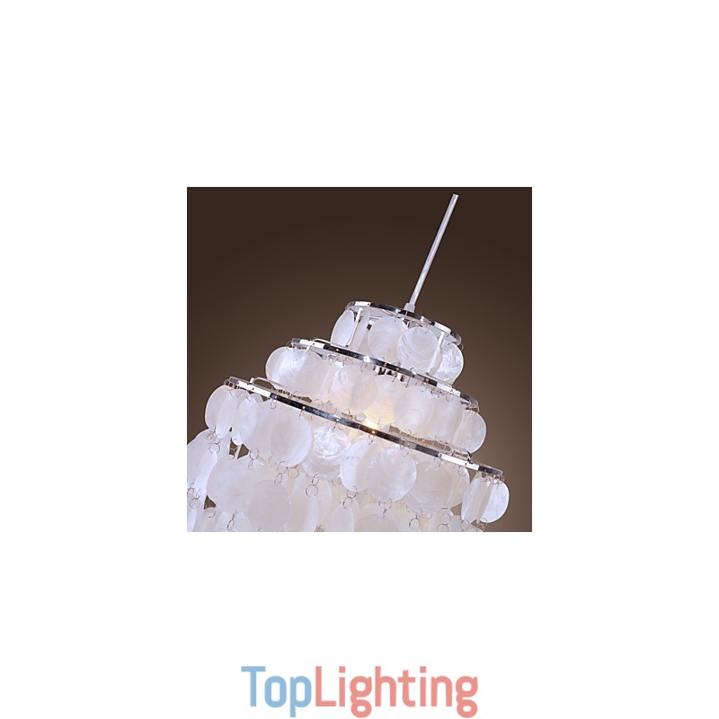 Modern Contemporary Mini Style Chrome Pendant Light