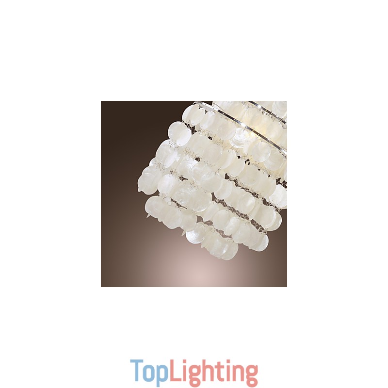 Modern Contemporary Mini Style Chrome Pendant Light