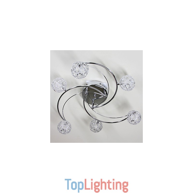 Modern Contemporary Electroplated Flush Mount