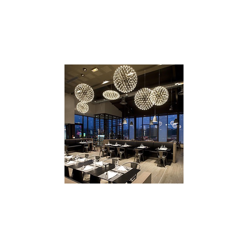 Contemporary Chandelier Creative Round Droplight Lamp Light