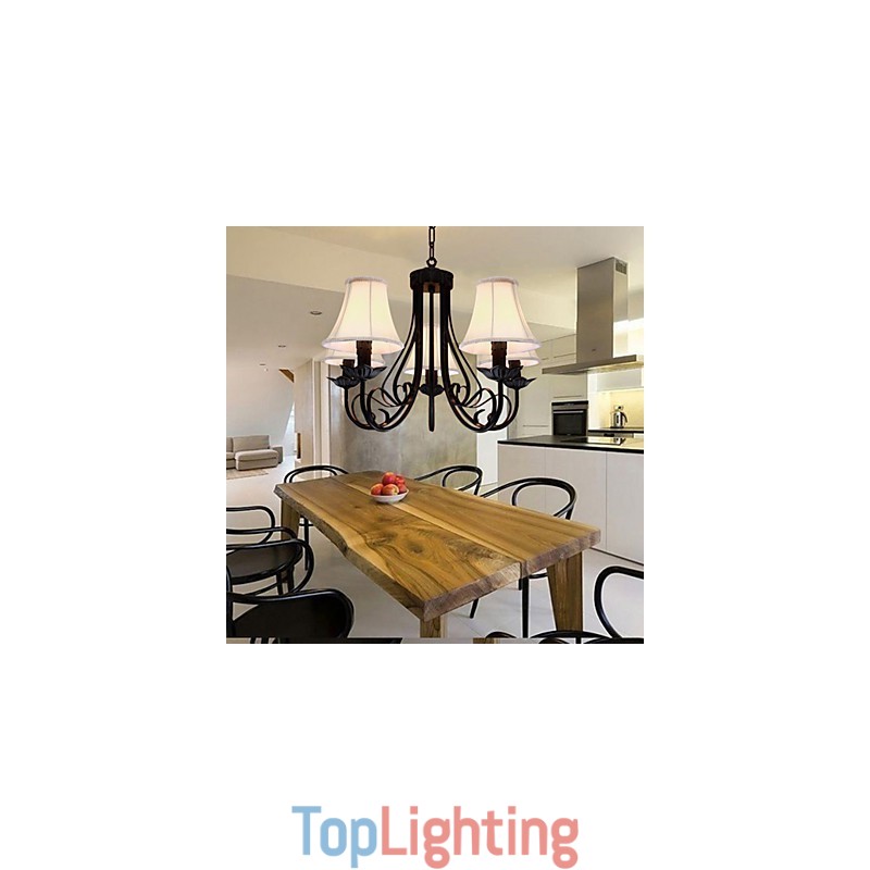 Traditional Classic Antique Brass Chandelier