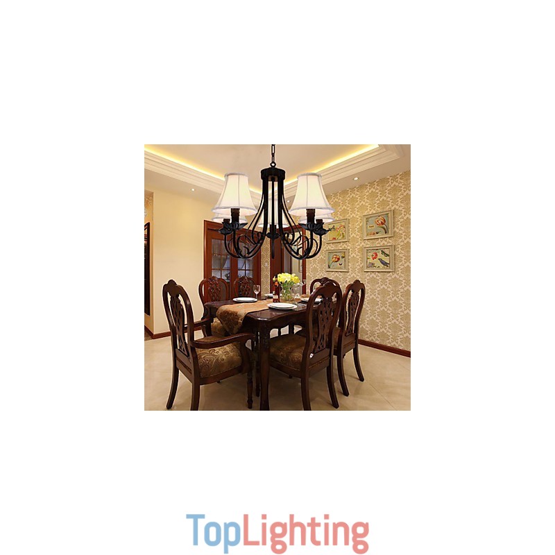 Traditional Classic Antique Brass Chandelier
