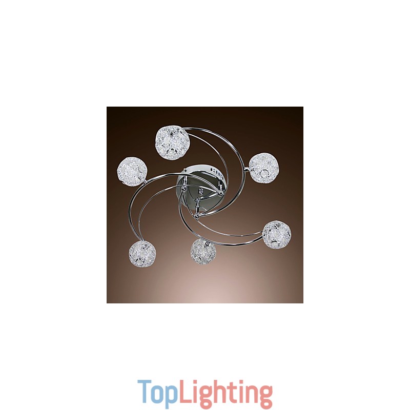 Modern Contemporary Electroplated Flush Mount