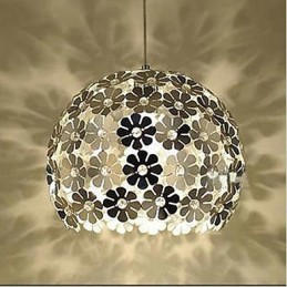 Modern Color Plum Flower Ball Single Head Crystal Droplight