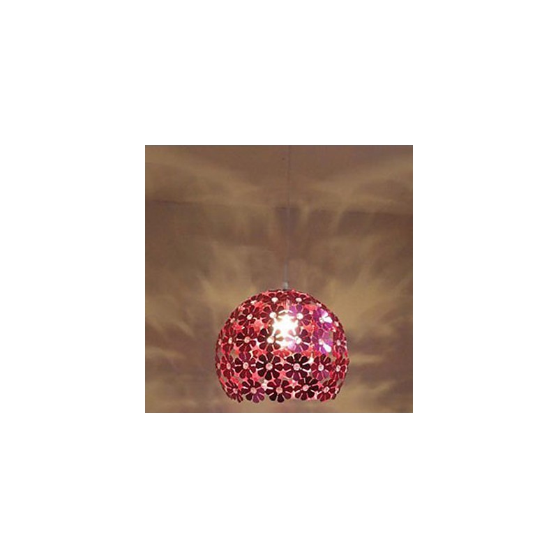 Modern Color Plum Flower Ball Single Head Crystal Droplight
