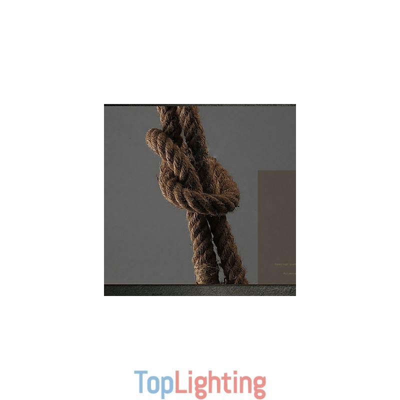 Creative multifunction hemp rope chandelier