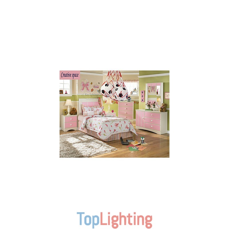 Children Football Modern Minimalist Pendant Lamp Boy Lights 3 Lights