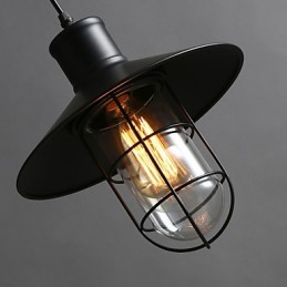 Single Head Birdcage Chandelier Lamp