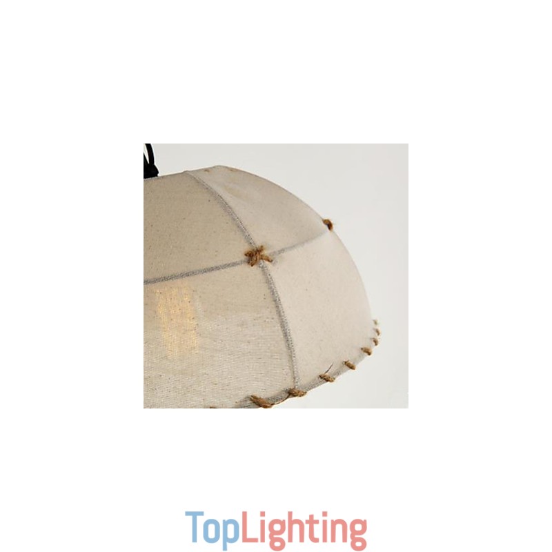 A Brief Vogue Lights Semicircle Hemp Rope Chandelier