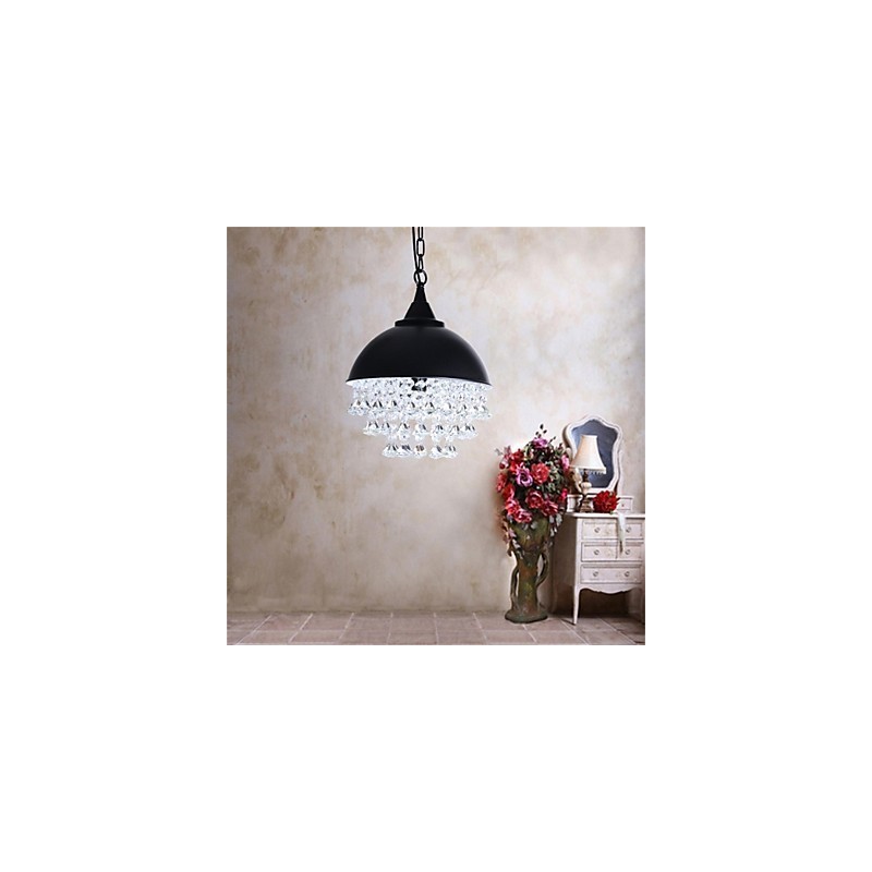 American Retro Minimalist Single Head Apple Shaped Iron Chandelier