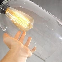 Contracted American Country Large Crystal Clock Droplight Restoring Ancient Ways