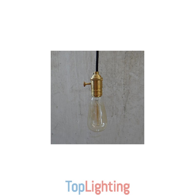 Traditional Classic Vintage Brass Pendant Light