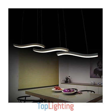 Wavy Design Fashion Simple Acrylic Pendant Light Wavy Design Fashion Simple Acrylic Pendant Light