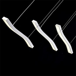 Wavy Design Fashion Simple Acrylic Pendant Light