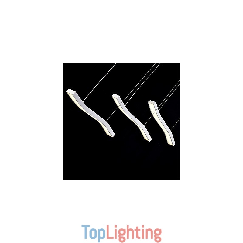 Wavy Design Fashion Simple Acrylic Pendant Light